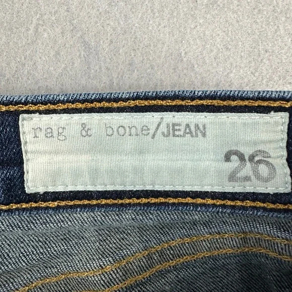 Rag & Bone Justine Skinny Jeans Dark Wash Denim Classic Size‎ 26 - Picture 5 of 10